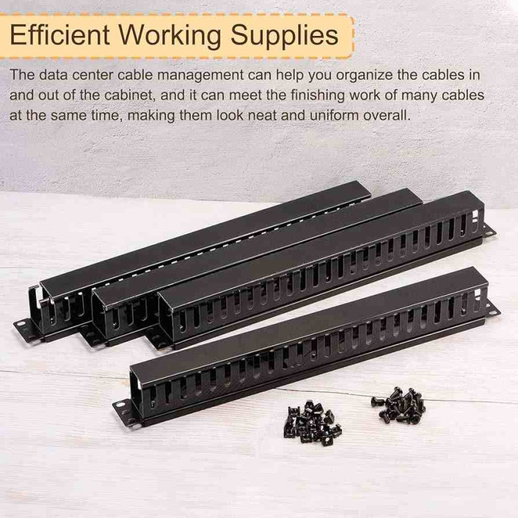 Cable magmt. for 19  DC- PC- Rack