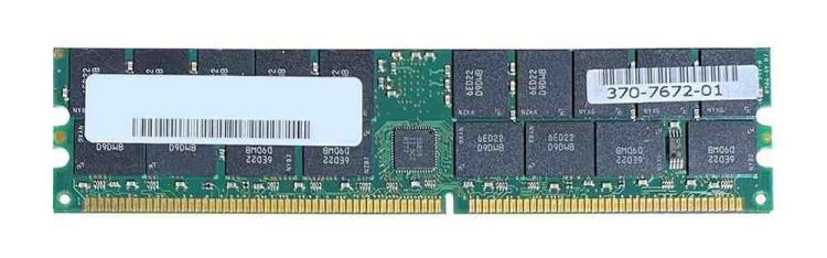 370-7672-01 SUN 2GB (1 X 2GB) PC2700 ECC REG DDR MEM MOD