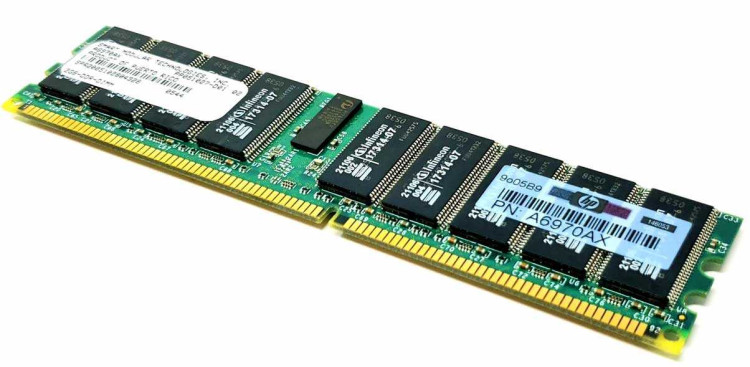 HP 8GB (4 X 2GB) REG SDRAM ECC 184 PIN FOR PC2100 MEMORY KIT BULK A6970A
