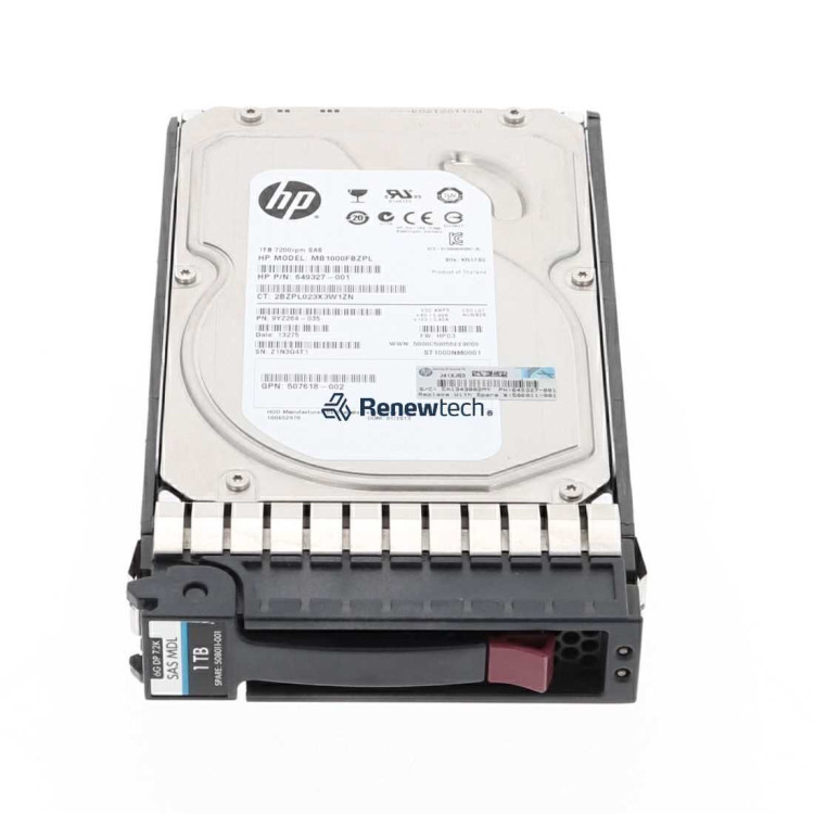 HP 1TB 7200RPM SAS 6G 3.5" DP MDL HARD DRIVE  508011-001
