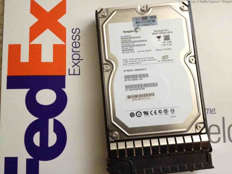 CLEAN PULLS 482483-001 HP 250GB 7.2K rpm Hot Plug SATA Hard Drive CLEAN PULLS 482483-001 HP 250GB 7.2K rpm Hot Plug SATA Hard Drive
