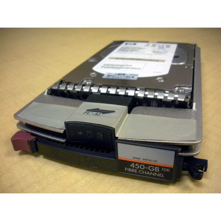 HP EVA 450GB 10K FIBRE CHANNEL HARD DRIVE NEW BULK 518736-001 HP EVA 450GB 10K FIBRE CHANNEL HARD DRIVE NEW BULK 518736-001