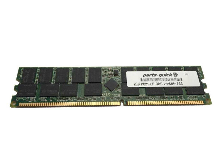 2GB of Advanced ECC PC2100 DDR SDRAM DIMM (2 x 1GB)  DL360G3, ML370G3, DL380G3, DL380G3 Packaged Cluster