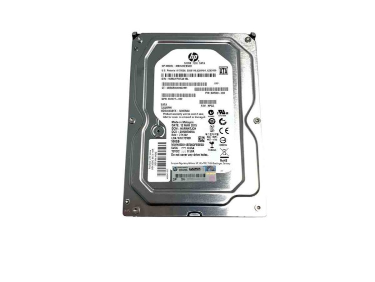 F/S RETAIL 482483-002 HP 500GB 7.2K rpm Hot Plug SATA Midline Hard Drive F/S RETAIL 482483-002 HP 500GB 7.2K rpm Hot Plug SATA Midline Hard Drive
