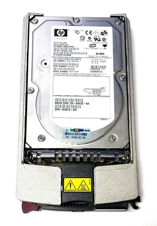 HP 300GB 10K ULTRA320 SCSI 68PIN NHP HARD DRIVE NEW BULK
