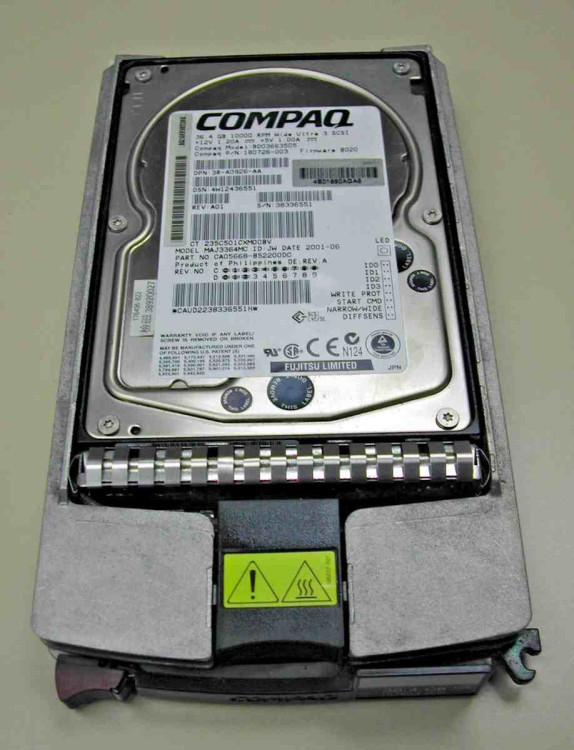 CLEAN TESTED 232431-003 HP 72.8GB 10K Ultra3 Universal HDD 80 Pins W/ Tray CLEAN TESTED 232431-003 HP 72.8GB 10K Ultra3 Universal HDD 80 Pins W/ Tray