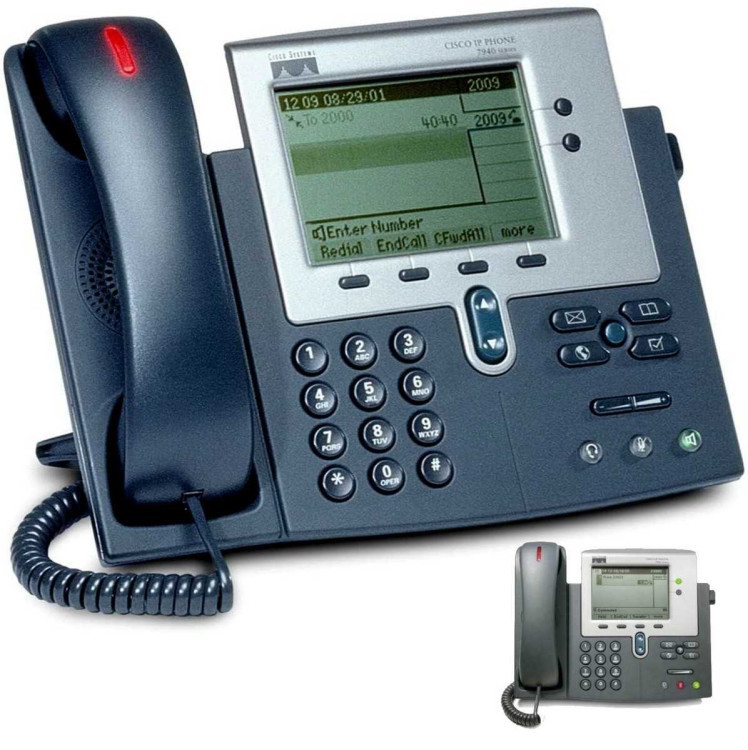 IP Phone 7940G - zilver/donkergrijs