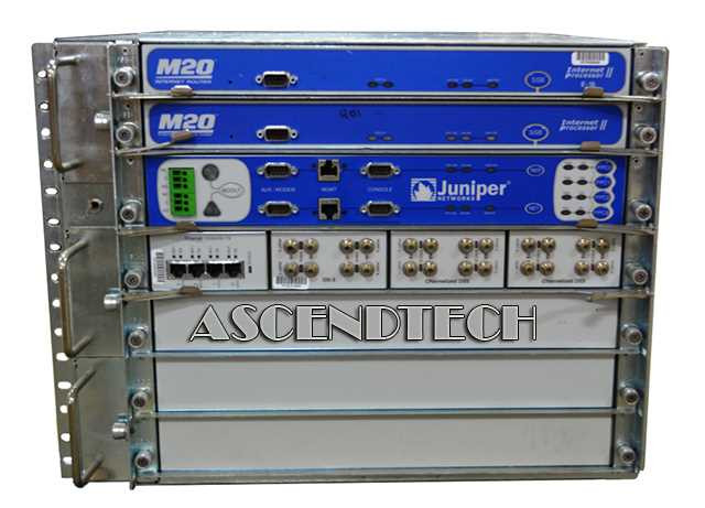 JUNIPER M20 CHASSIS, SINGLE AC OR DC POWER, NO SSB OR RE JUNIPER M20 CHASSIS, SINGLE AC OR DC POWER, NO SSB OR RE