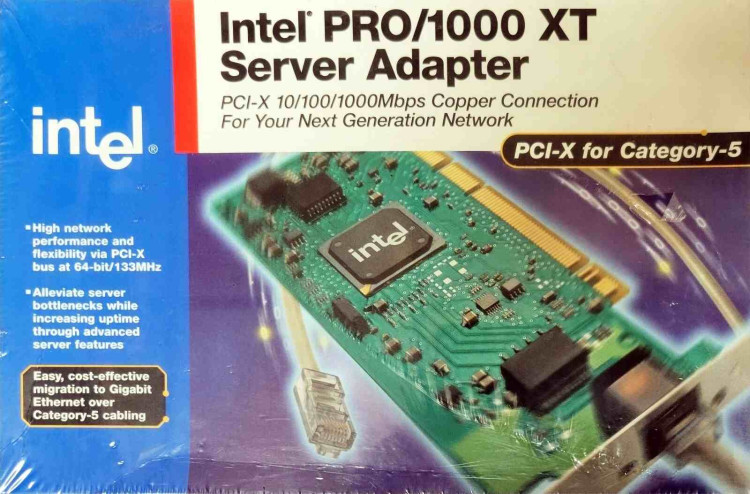 PWLA8490XT Intel PRO/1000 XT Single Port Server Adapter RJ45