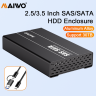 Докстанция MAIWO для HDD 2.5"/3.5", SAS/SATA, USB 3.1 Type-C, алюминий Докстанция MAIWO для HDD 2.5"/3.5", SAS/SATA, USB 3.1 Type-C, алюминий