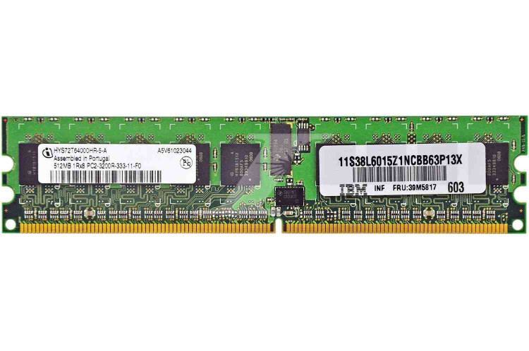 IBM 512mb PC2-3200 ECC DDR2 NC SDRAM  RoHs