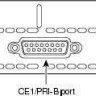 20 Port Channelized E1 Frame Line Module. Requires CE1-FULL-I/O or CE1-FULL-I/OT